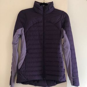 Lululemon Down to Run Jacket in purple
